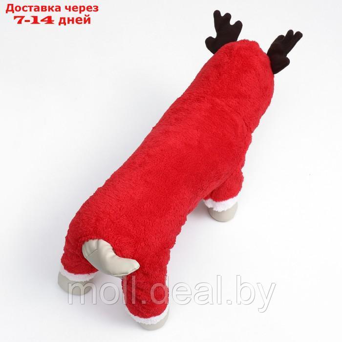 Новогодний костюм "Олень", XL (ДС 35, ОГ 47 см), красный - фото 7 - id-p227096112