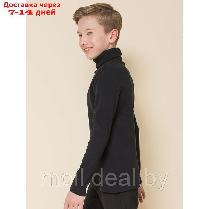 Джемпер для мальчиков, рост 164 см, цвет чёрный - фото 2 - id-p227105279