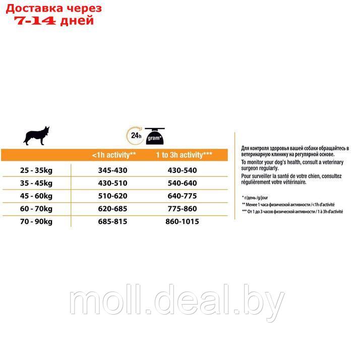 Сухой корм PRO PLAN для собак крупных пород атлетического телосложения, курица, 14 кг - фото 6 - id-p227107099