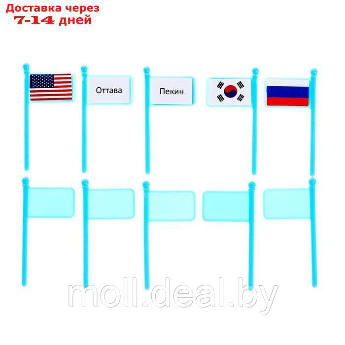 Развивающий набор "Карта мира флаги и столицы" в ПАКЕТЕ - фото 5 - id-p227118878