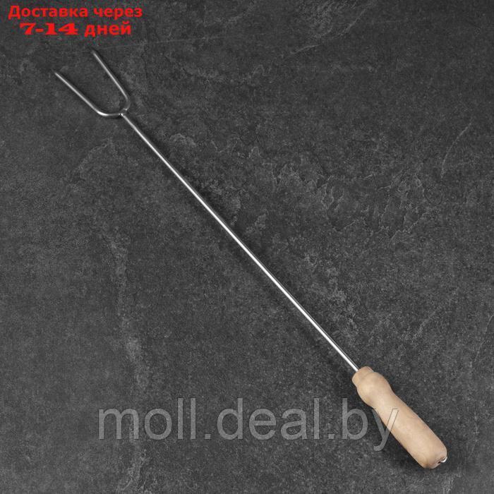 Вилка для мяса универсальная, 56см, с деревянной ручкой - фото 2 - id-p227087011