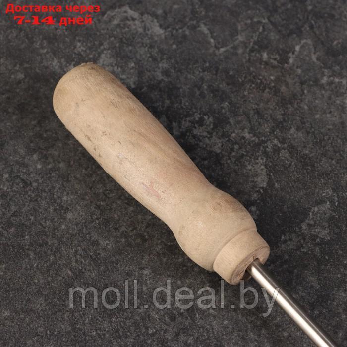 Вилка для мяса универсальная, 56см, с деревянной ручкой - фото 4 - id-p227087011
