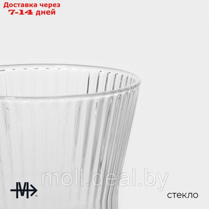 Стакан стеклянный Magistro "Грани", 320 мл, 8,5×11 см - фото 2 - id-p227077056