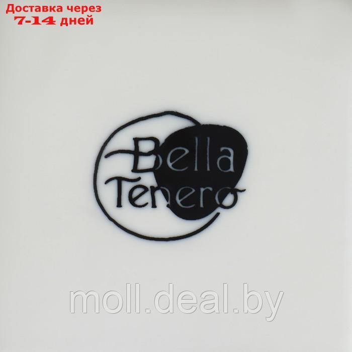 Блюдо фарфоровое для подачи с бамбуковой ручкой BellaTenero, 30×19,5 см, цвет белый - фото 5 - id-p227077061