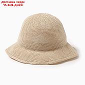 Шляпа для девочки MINAKU с бантом, цвет молочный, р-р 50-52   7
