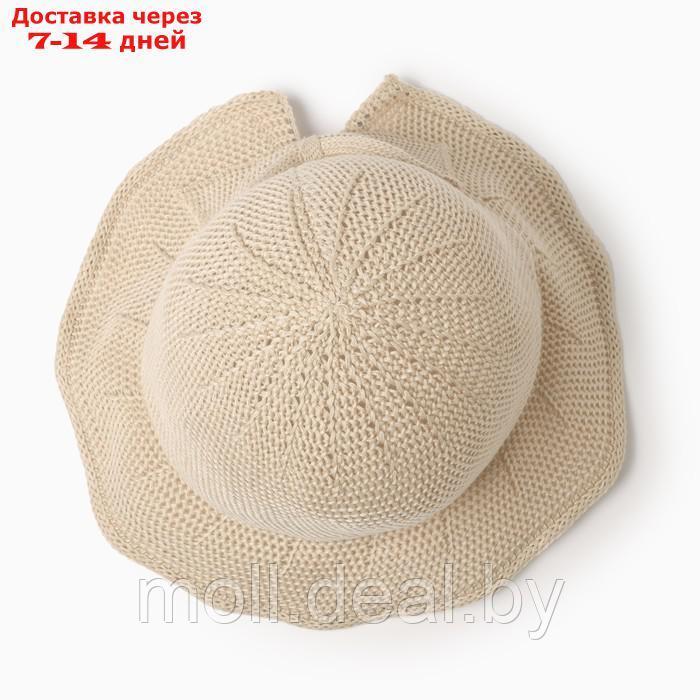 Шляпа для девочки MINAKU с бантом, цвет молочный, р-р 50-52 7 - фото 2 - id-p227083037