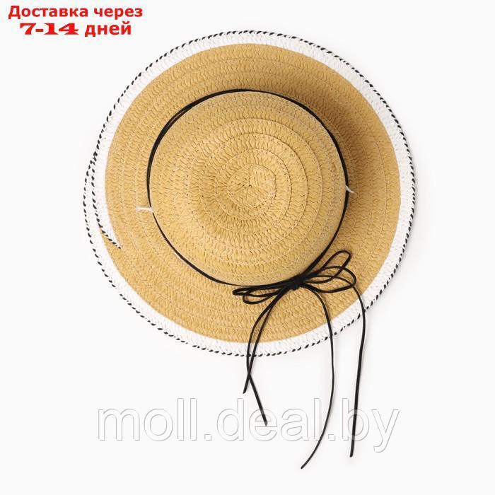 Шляпа для девочки MINAKU "Куколка", размер 50, цвет бежевый - фото 2 - id-p227083038