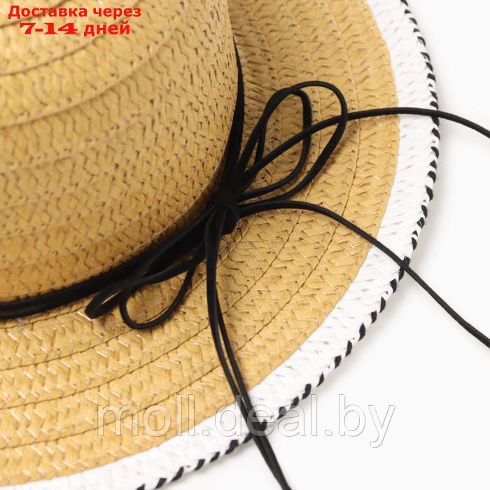 Шляпа для девочки MINAKU "Куколка", размер 50, цвет бежевый - фото 3 - id-p227083038