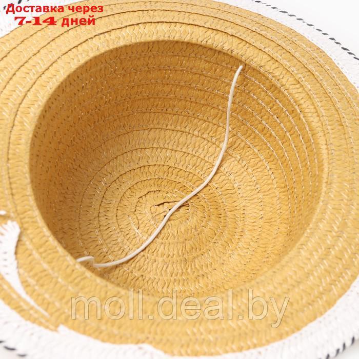 Шляпа для девочки MINAKU "Куколка", размер 50, цвет бежевый - фото 4 - id-p227083038