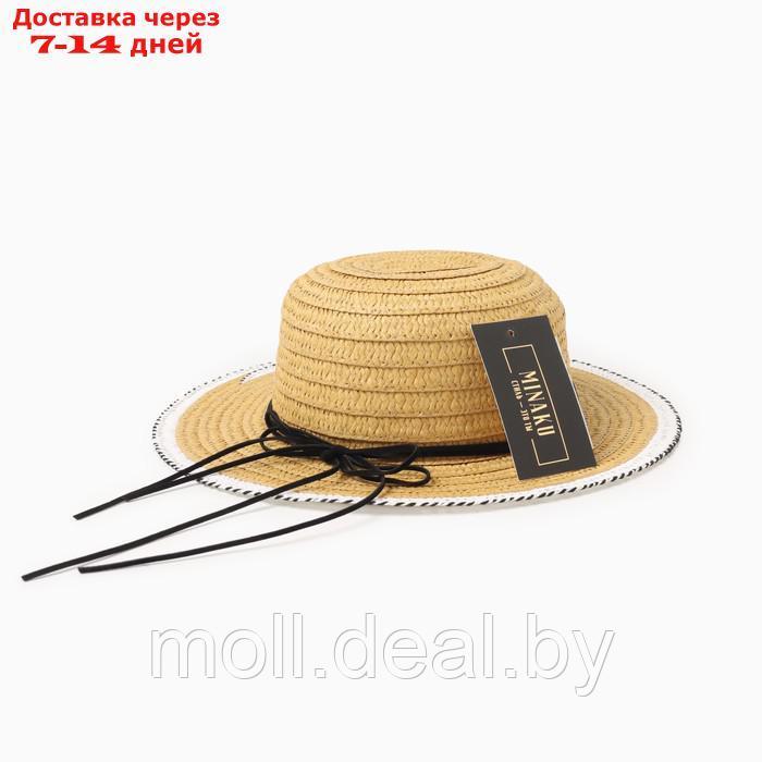 Шляпа для девочки MINAKU "Куколка", размер 50, цвет бежевый - фото 5 - id-p227083038