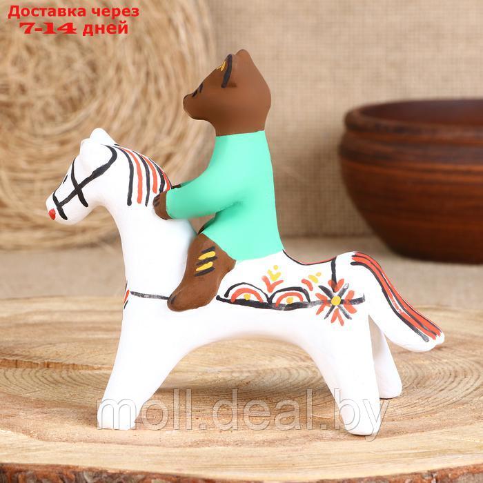 Сувенир"Медведь на коне", каргопольская игрушка - фото 3 - id-p227111331