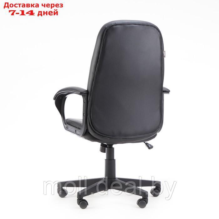 Кресло руководителя Бюрократ CH 002 черный, экокожа, пластик - фото 4 - id-p227101081