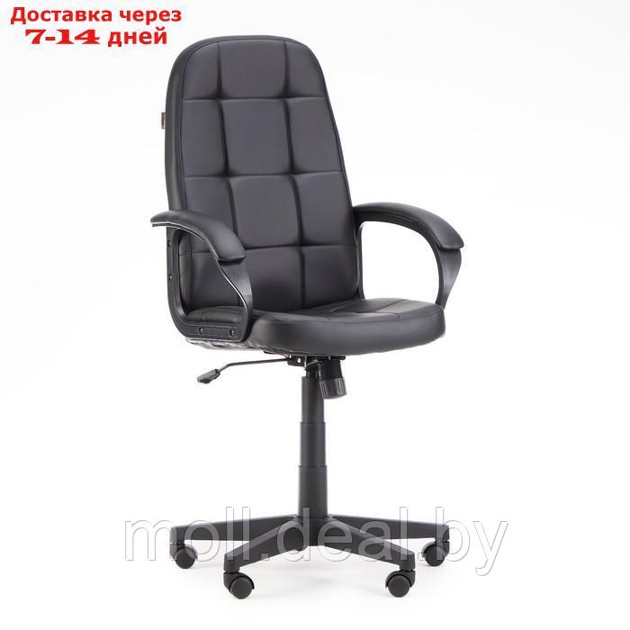 Кресло руководителя Бюрократ CH 002 черный, экокожа, пластик - фото 5 - id-p227101081