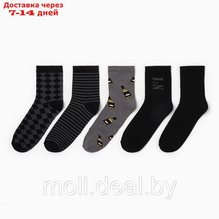 Набор мужских носков KAFTAN "Идеальный" 5 пар, р. 41-44 (27-29 см) - фото 2 - id-p226885896
