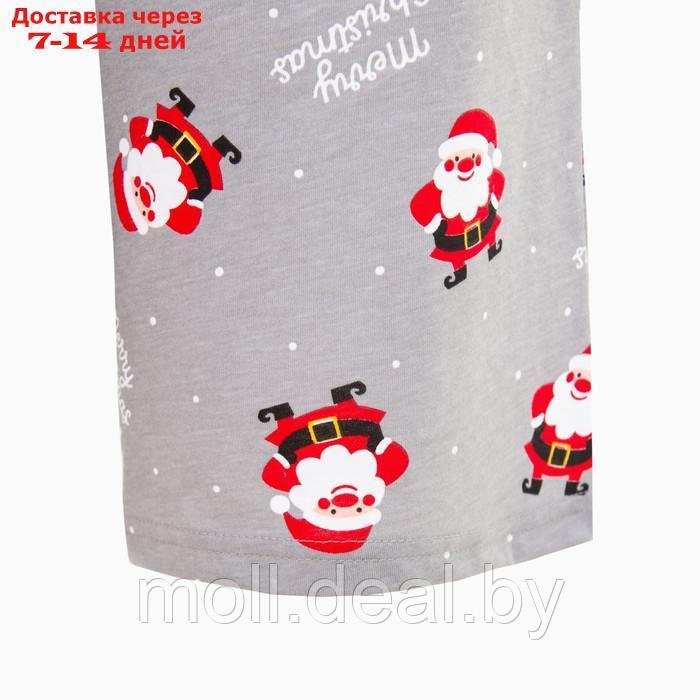 Пижама новогодняя женская (футболка и брюки) KAFTAN "Дед мороз", размер 44-46 - фото 8 - id-p227118891