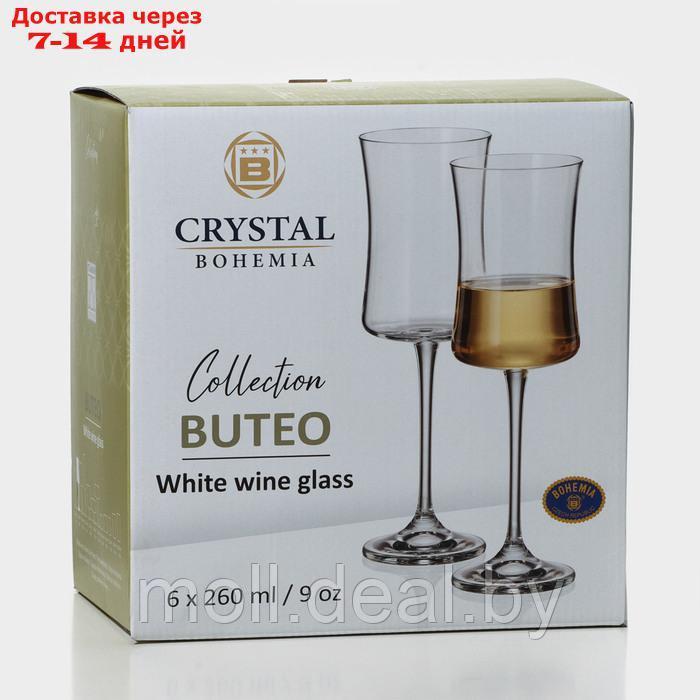 Набор стеклянных бокалов для белого вина BUTEO, 260 мл, 6 шт - фото 8 - id-p227087039