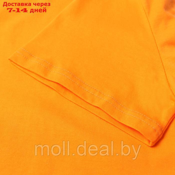 Футболка женская, цвет оранжевый, размер 52 - фото 3 - id-p226885900