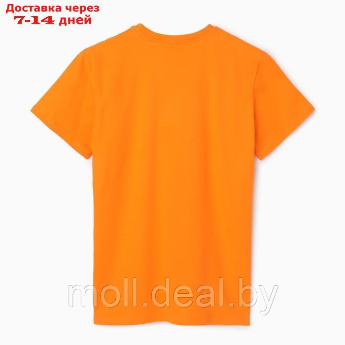 Футболка женская, цвет оранжевый, размер 52 - фото 4 - id-p226885900