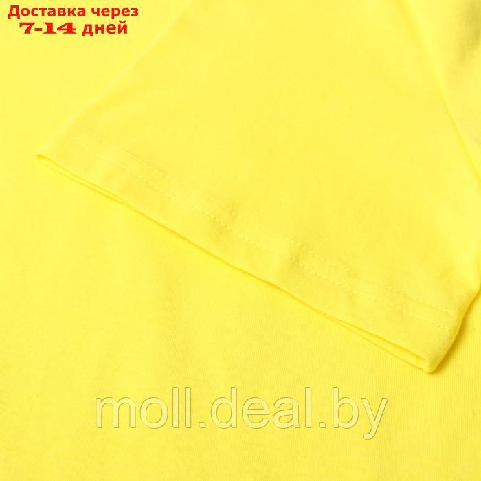 Футболка женская, цвет жёлтый, размер 44 - фото 4 - id-p226885902