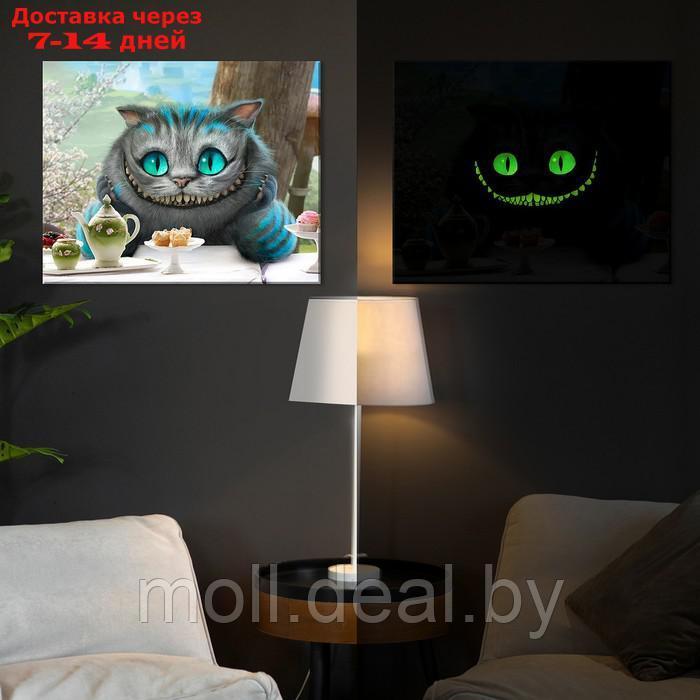 Картина по номерам со светящейся краской 40х50 "Чеширский кот" (32 цвета) FHR0581 - фото 2 - id-p227098585