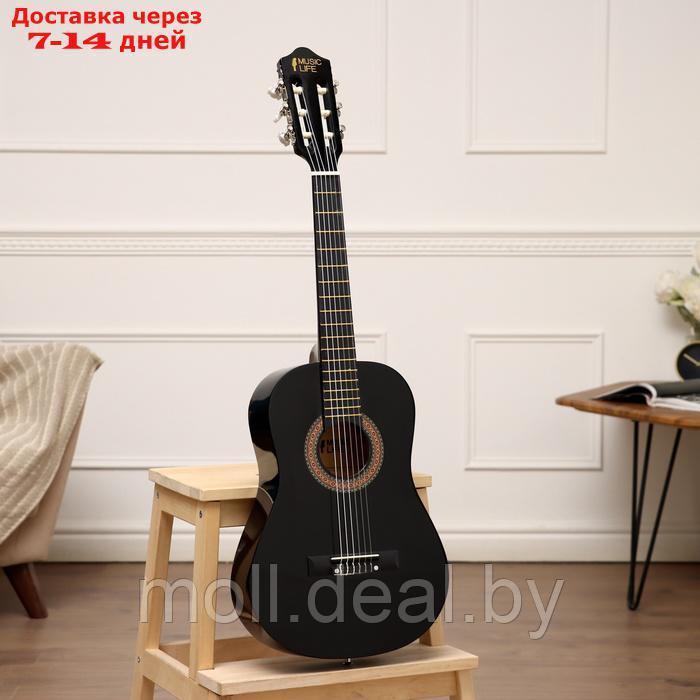 Классическая гитара Music Life QD-H34Y, черный - фото 1 - id-p226888793