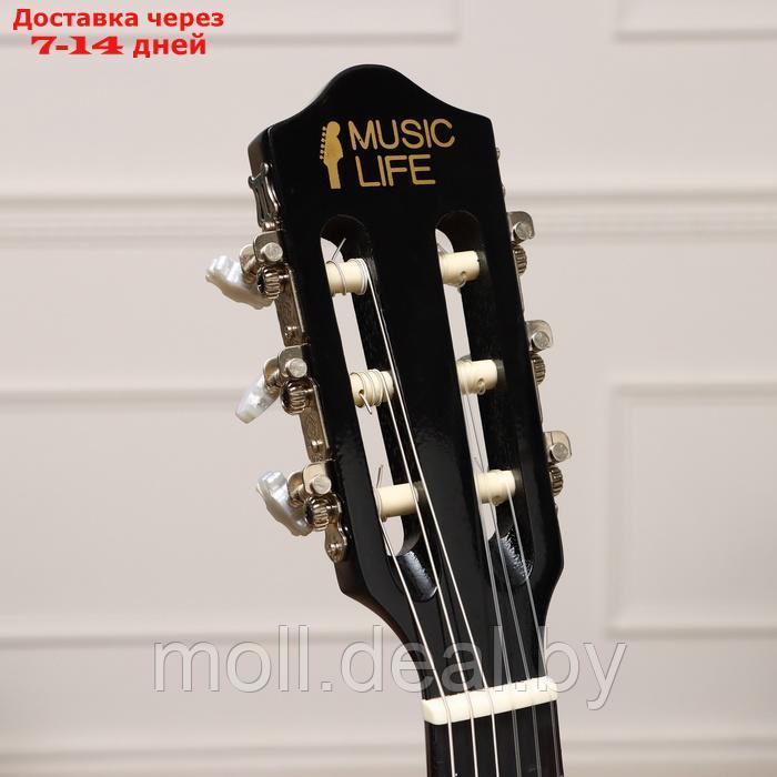 Классическая гитара Music Life QD-H34Y, черный - фото 2 - id-p226888793