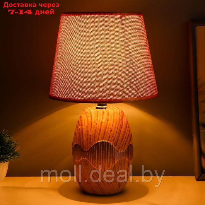 Настольная лампа "Кассиопея" Е14 40Вт коричневый 20х20х33 см - фото 2 - id-p227087047