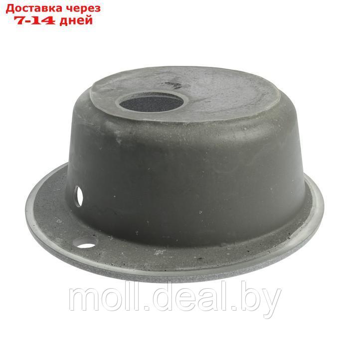 Мойка для кухни из камня ZEIN 30/Q8, d = 475 мм, круглая, перелив, цвет темно-серый - фото 3 - id-p227105322