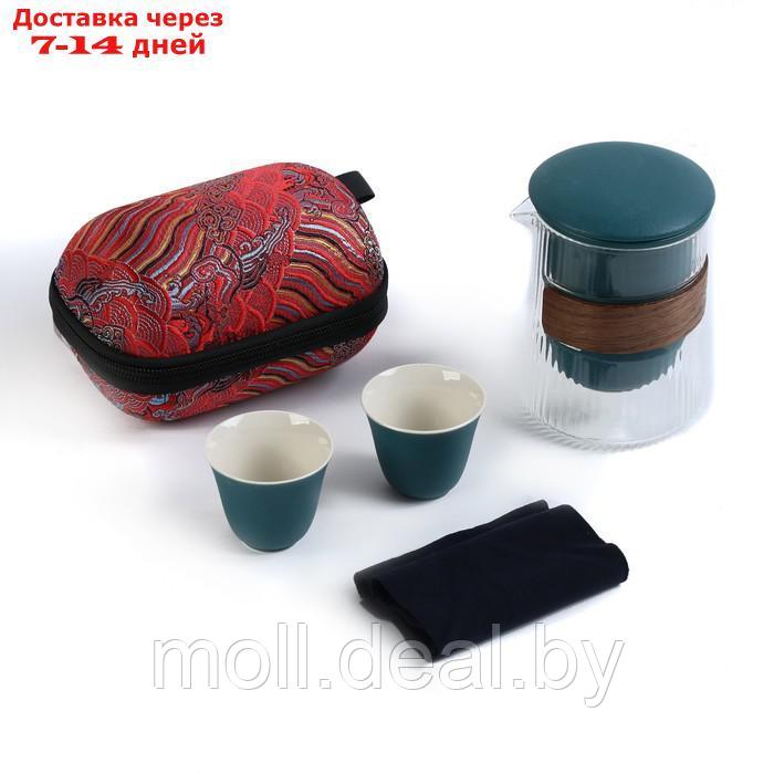 Набор для чайной церемонии 4 предметов на 2 персоны: чашка 55 мл, чайник 400 мл - фото 3 - id-p227096206