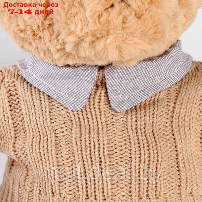 Мягкая игрушка "Медведь" в кофте, 50 см, цвет бежевый - фото 2 - id-p227084061
