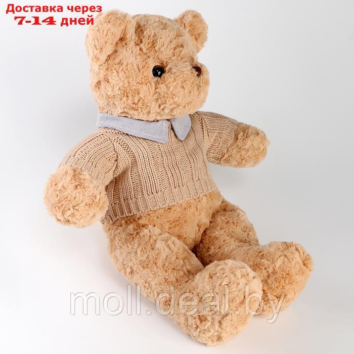 Мягкая игрушка "Медведь" в кофте, 50 см, цвет бежевый - фото 4 - id-p227084061