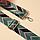 Ручка для сумки "Орнамент стрелки", стропа, с карабинами, 139 ± 3 × 3,8 см, цвет зелёный/чёрный/серебряный, фото 3