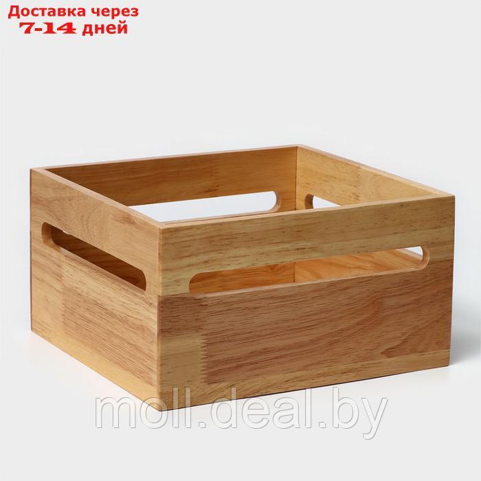 Органайзер кухонный, подставка для специй, 24,5×27,3×14,6 см, гевея - фото 1 - id-p227076115