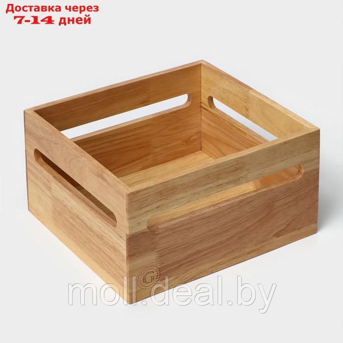 Органайзер кухонный, подставка для специй, 24,5×27,3×14,6 см, гевея - фото 2 - id-p227076115