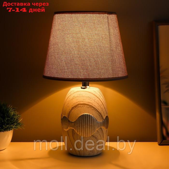 Настольная лампа "Кассиопея" Е14 40Вт серый 20х20х33 см - фото 2 - id-p227087056