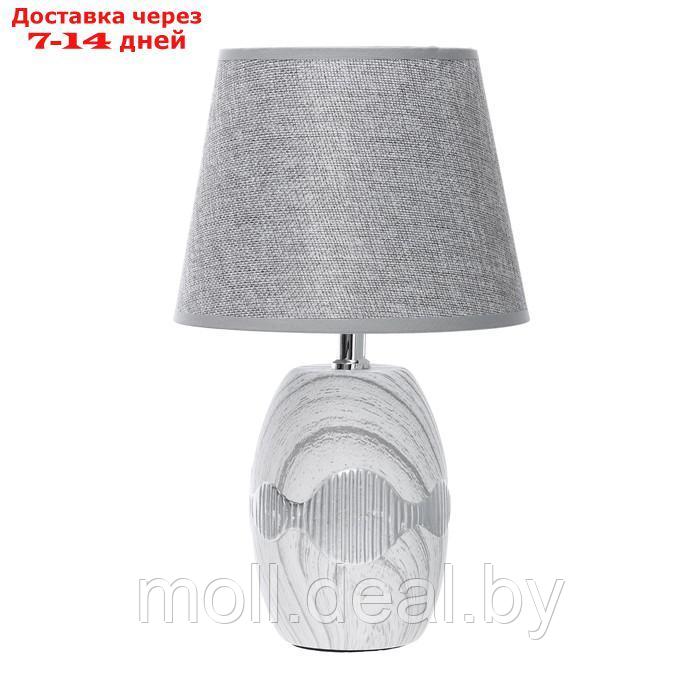 Настольная лампа "Кассиопея" Е14 40Вт серый 20х20х33 см - фото 6 - id-p227087056
