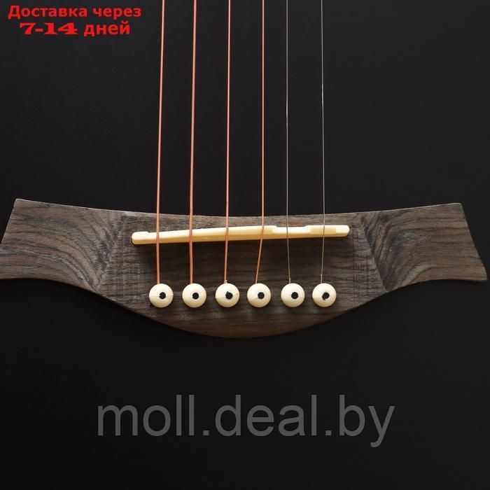 Акустическая гитара Music Life YD-D38Q, черная - фото 4 - id-p226888824