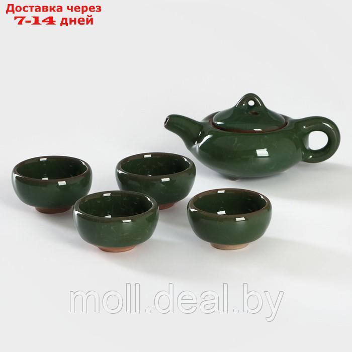 Набор для чайной церемонии 5 пр "Лунный камень" Чайник, 4 пиалы - фото 1 - id-p227088021