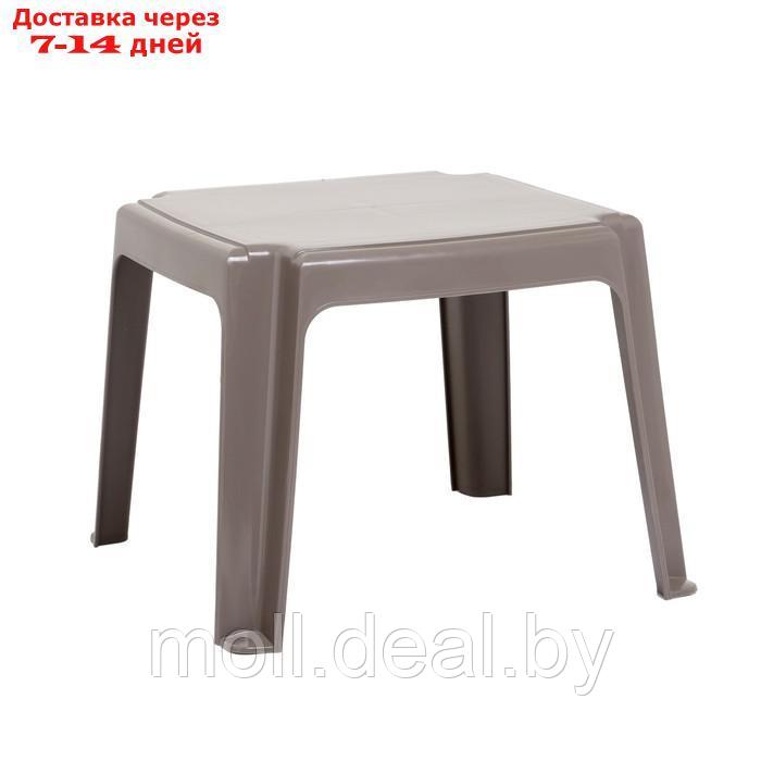 Столик для шезлонга, мокко, 45 х 45 х 38 см