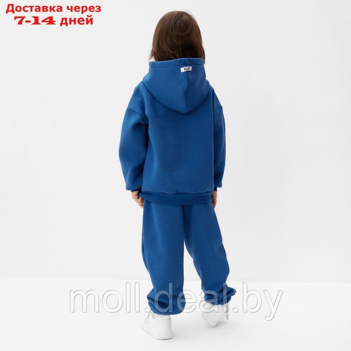 Костюм детский (толстовка, брюки) KAFTAN Basic line р.28 (86-92), синий - фото 5 - id-p227084077