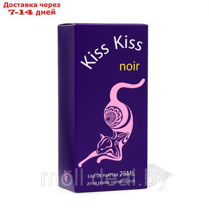 Парфюмерная вода женская Kiss Kiss Noire, 75 мл (по мотивам La Vie Est Belle (Lancome) - фото 3 - id-p227079125