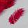 Перо декоративное гусиное пуховое "Бордо" набор 40 шт h=10-15 см, фото 2