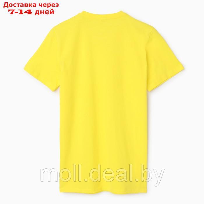 Футболка женская, цвет жёлтый, размер 48 - фото 5 - id-p226885939