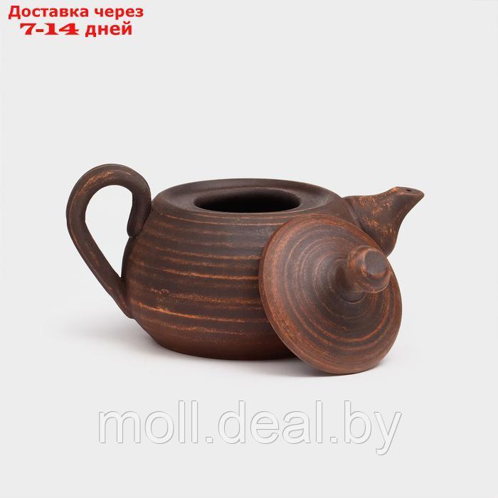 Чайник для заварки "Алтайский", красная глина, 0.8 л, микс - фото 3 - id-p227076129