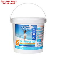 Медленный стабилизированный хлор Aqualeon комплексный таб. 200 гр., 3 кг
