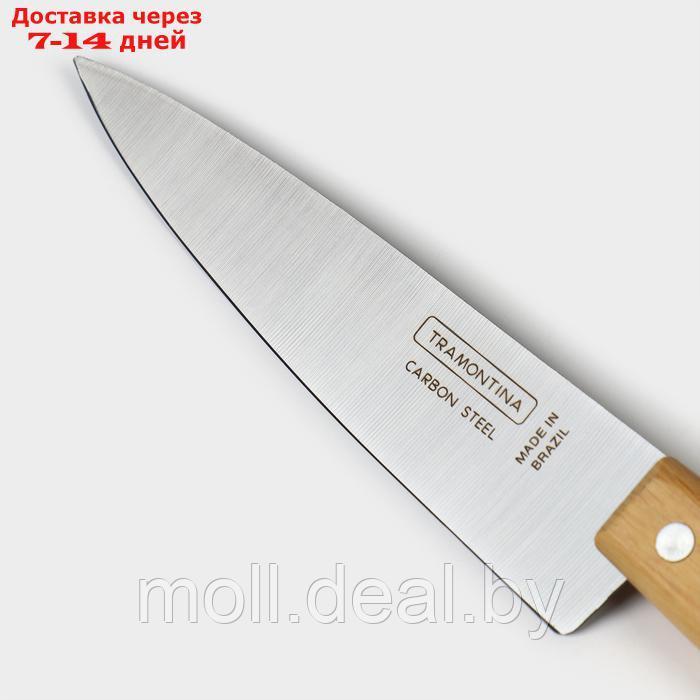 Нож кухонный поварской TRAMONTINA Carbon, лезвие 15 см - фото 3 - id-p227077125