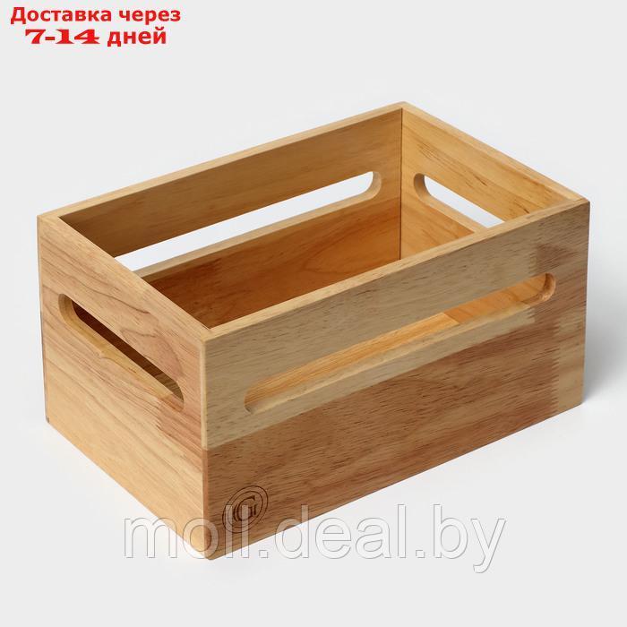 Органайзер кухонный, подставка под специи 17,8×27,3×14,6 см, гевея - фото 2 - id-p227076137