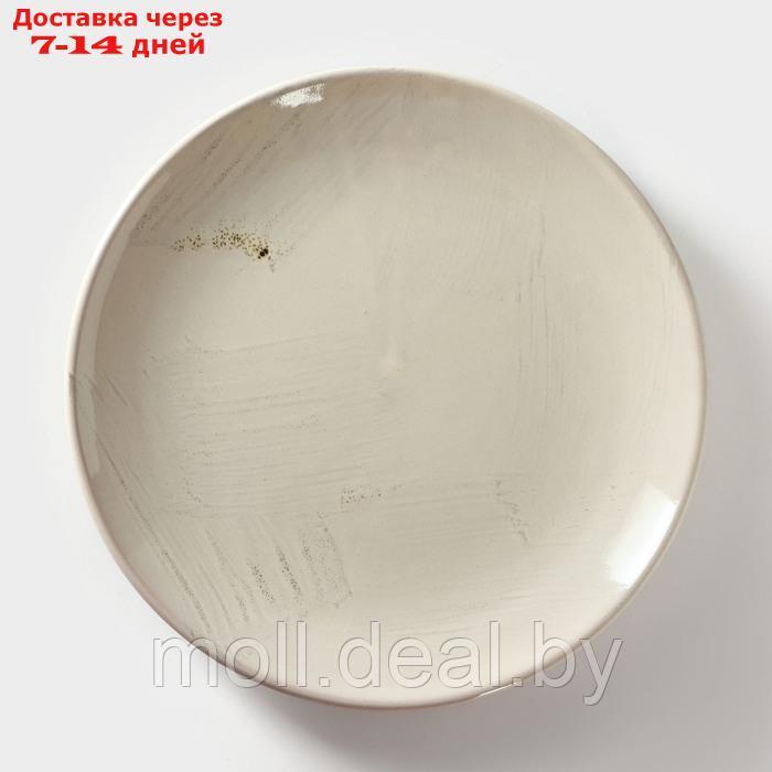 Тарелка керамическая "Шебби", d=22 см, h=2,5 см - фото 1 - id-p227076145