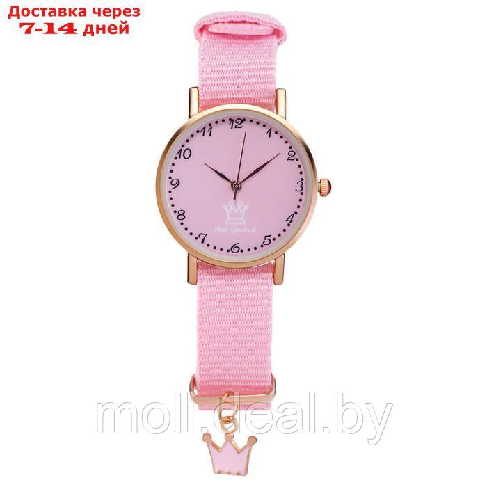 Часы наручные женские "Корона", розовые - фото 2 - id-p227098702