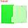 Папка картотека Calligrata Неон 6 отдел. A4 пластик 0.7мм салатовый. рез в цвет, фото 2